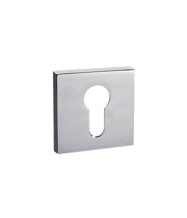 Накладки на ключевой цилиндр Накладка под цилиндр PUERTO SLIM на квадратном основании ET AL 03 slim CP 